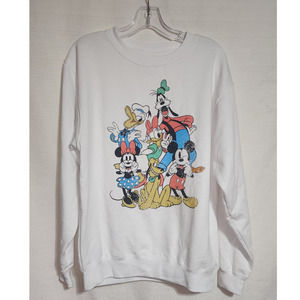 mickey and friends sweatshirt women's medium-New